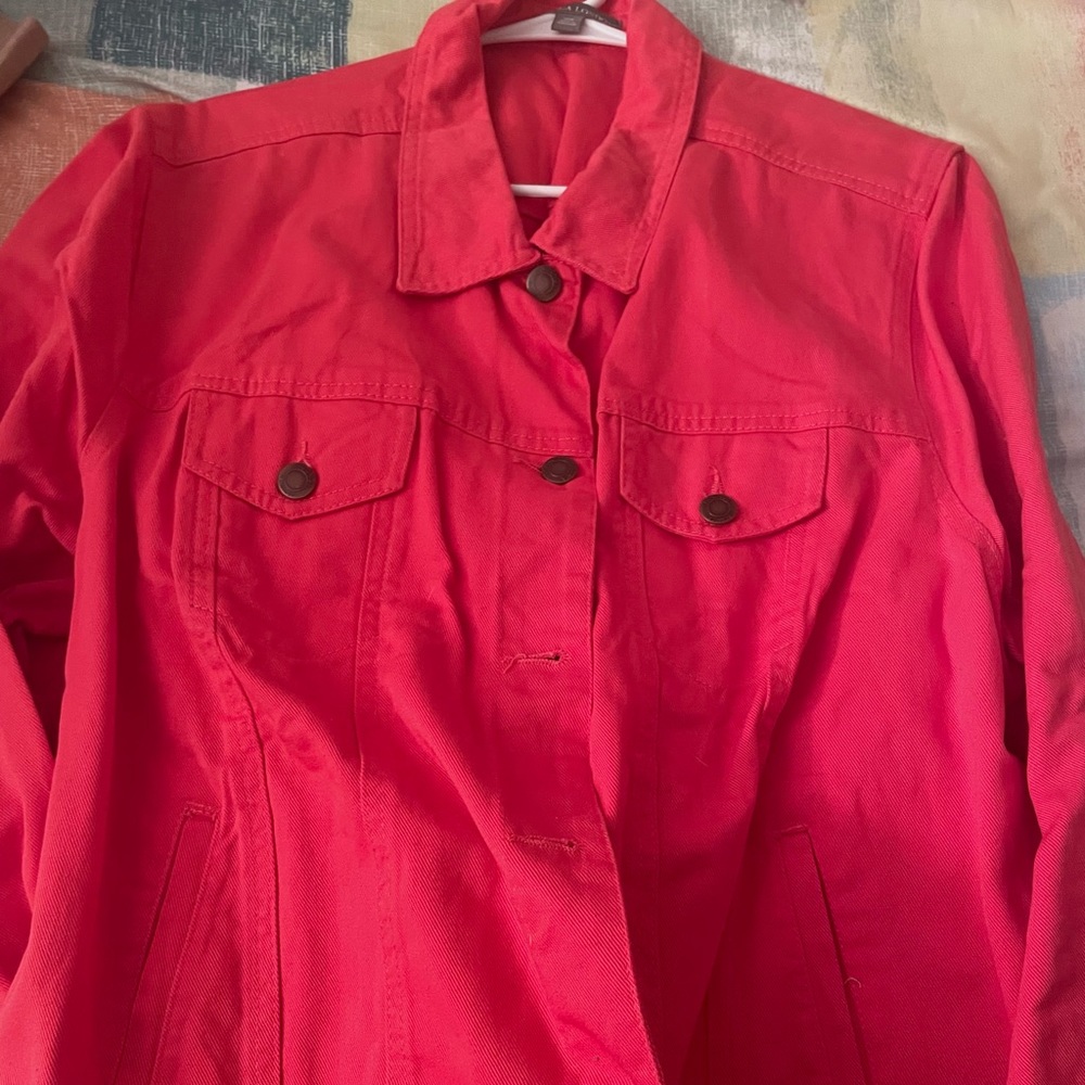 Plus-sized hot pink Jessica London jacket!